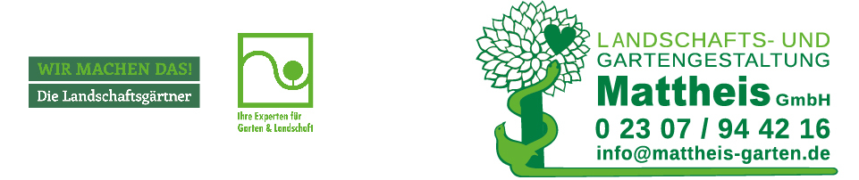 Logo Gartengestaltung Mattheis GmbH und VGL NRW